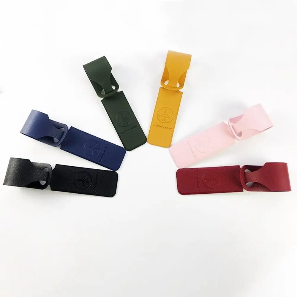 Handbag Label PU Leather Holiday Travel Suitcase Tag Airplane Suitcase Tag Travel Accessories Travel Luggage Tag Boarding Pass