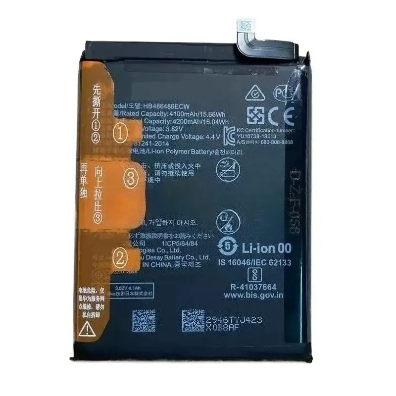 4200mAh HB486486ECW Mobile Phone Battery For Huawei Mate20 Pro P30 Pro Mate 20 Pro +Tools