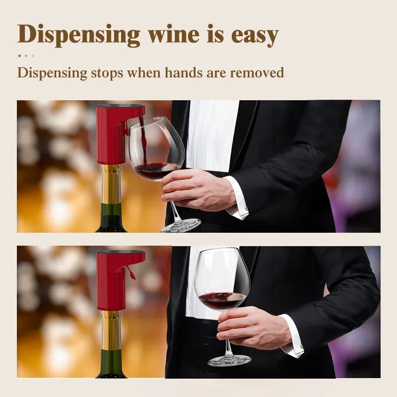 Smart sensor electric liquor wine dispenser made in  Shenzhen of china