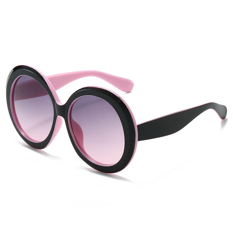 Exaggerated Oversized Sunglasses Ladies Colors Patchwork Rou