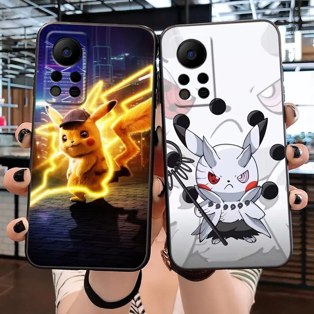 P-pokemon p-pikachu Telefon hülle für Infinix Tecno Funken 8 7 6 Luft gehen 5 heiß 30 30i 20 20i 20s 12 12i 11 11s 10 10i 10s Fall Funda