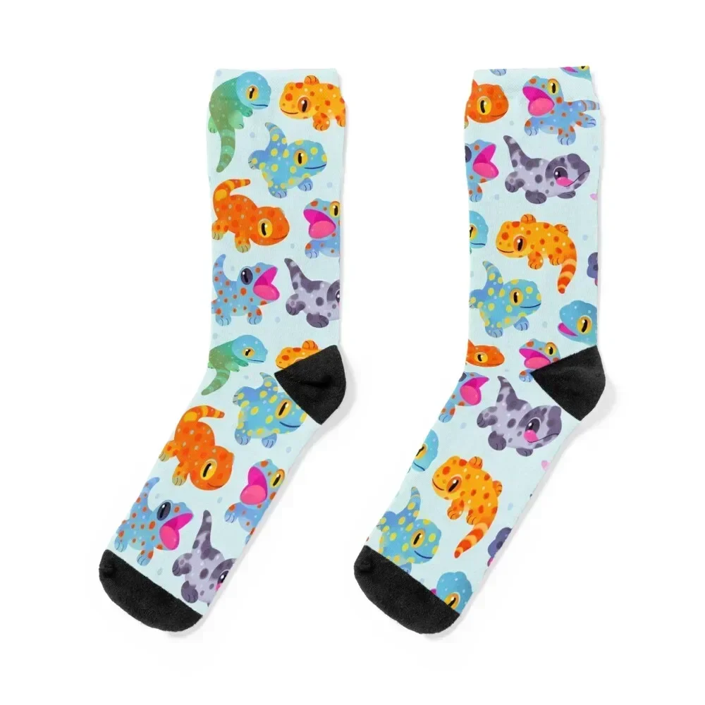 

Tokay gecko - bright Socks Men's cute gift men cotton high quality Designer Man Socks Women's