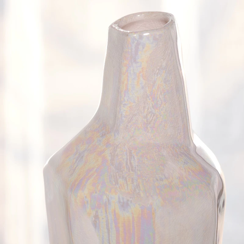 Ceramic dried flower vase - an elegant and luxurious Nordic modern flower arrangement piece