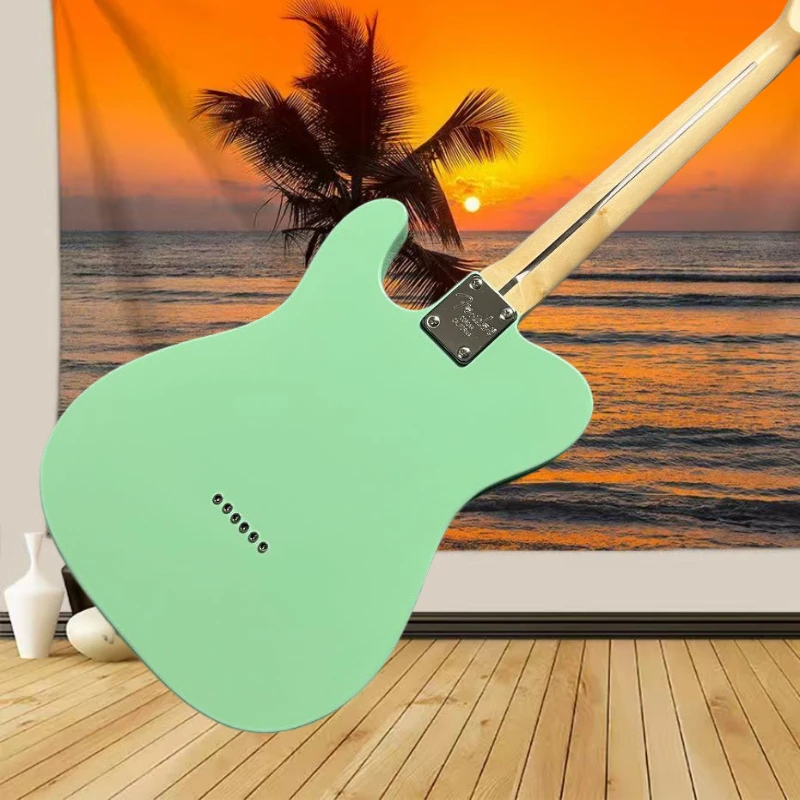 Green TLE Alder Body Maple Fingerboard Gift Free Delivery Electric Guitar view 4