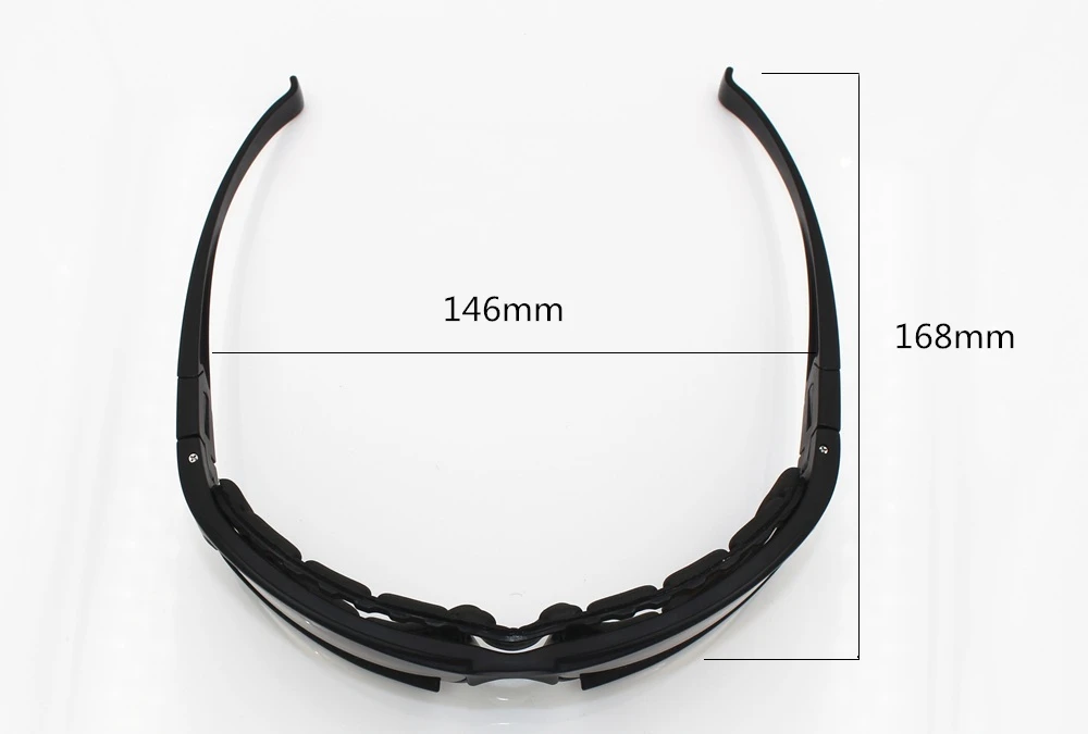 Daisy X7 Brille für Herren, Militär-Sonnenbrille, polarisiert, kugelsicher, für Airsoft, Schießen, Gafas, Rauchglas, Motorrad- und Fahrradbrille – Detail 9