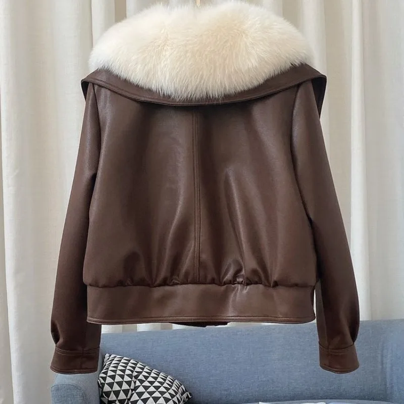 2025 Winter New European Goods Explosive Imitation Fox Fur Coat Female High-end Slimming Fur One To Overcome High Quality Jacket