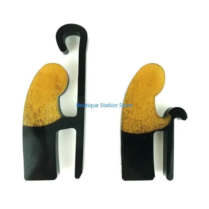 Y55F 2 قطعة عيد الميلاد تقويم القدوم قالب من السيليكون عيد الميلاد الراتنج قالب الحلي القالب