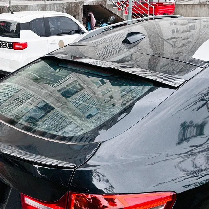 Для BMW X6 E71 E72 2008-2014 Спойлер на крышу Заднее крыло Супер спортивный стиль Простая установка Внешний стиль Обновление кузова Комплект деталей