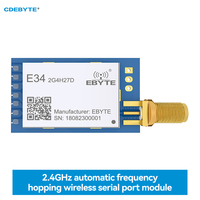 nRF24L01+  2.4GHz 27dBm UART DIP Wireless Transceiver RF Module FEC SMA-K Antenna Long Range 5km E34-2G4H27D CDEBYTE