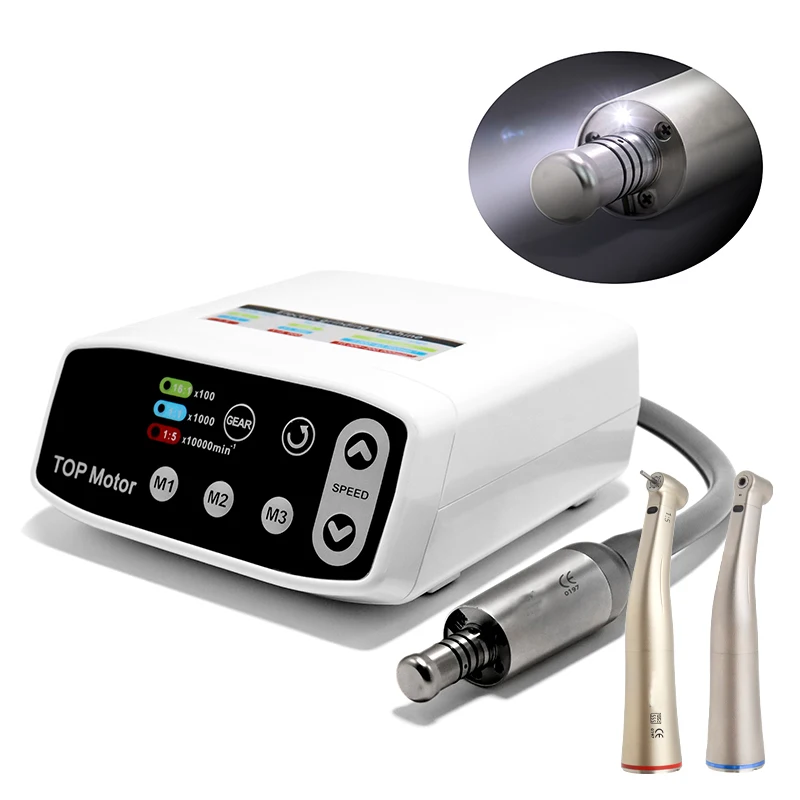 VVDental Dental Electric Micro Motor Brushless with 1:1/1:5 LED Handpiece Clinical Equipment