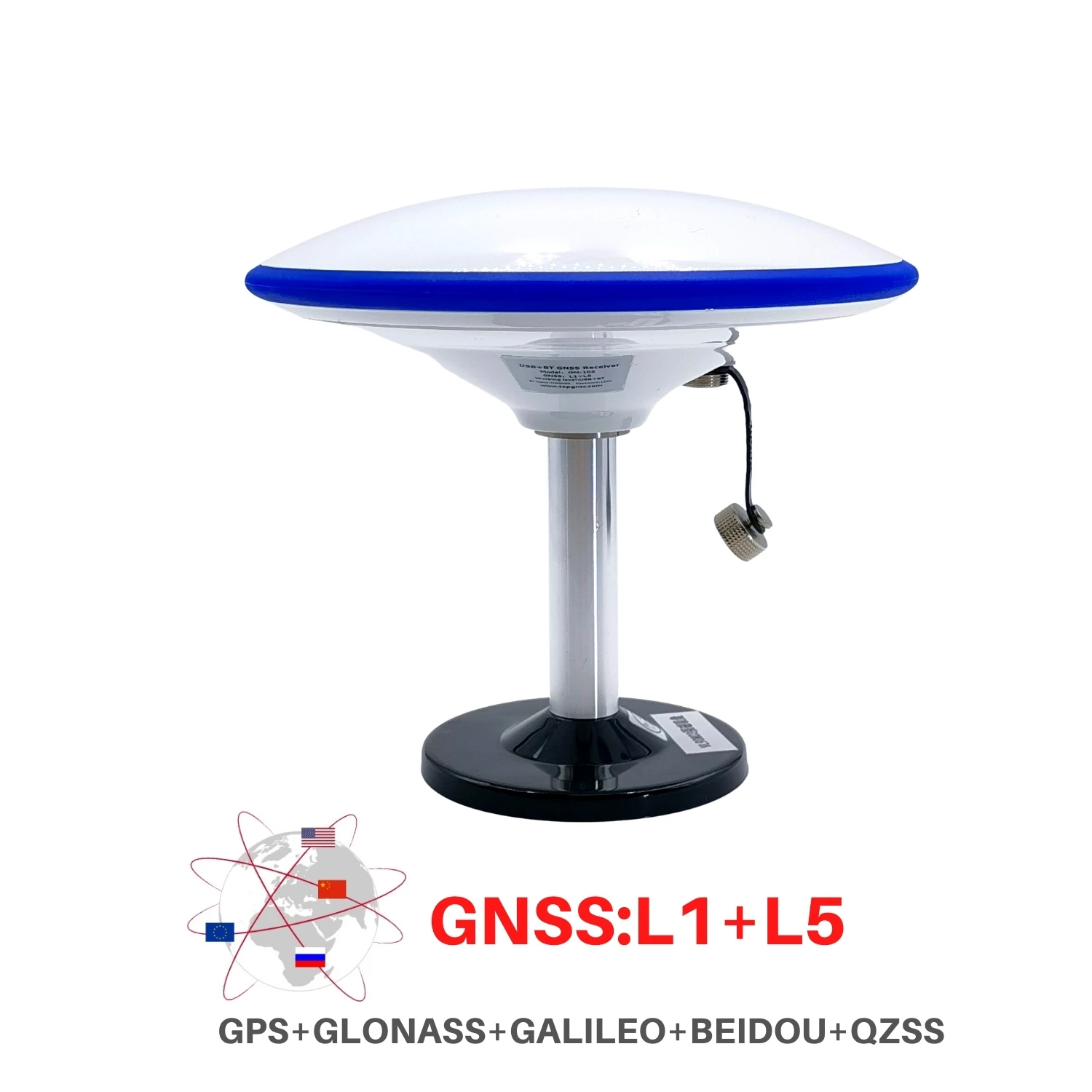 New GNSS L1 L5 GM-105BT Agriculture Support Android USB Bluetooth GPS GNSS receiver antenna module 5V baud rate 115200 TOPGNSS