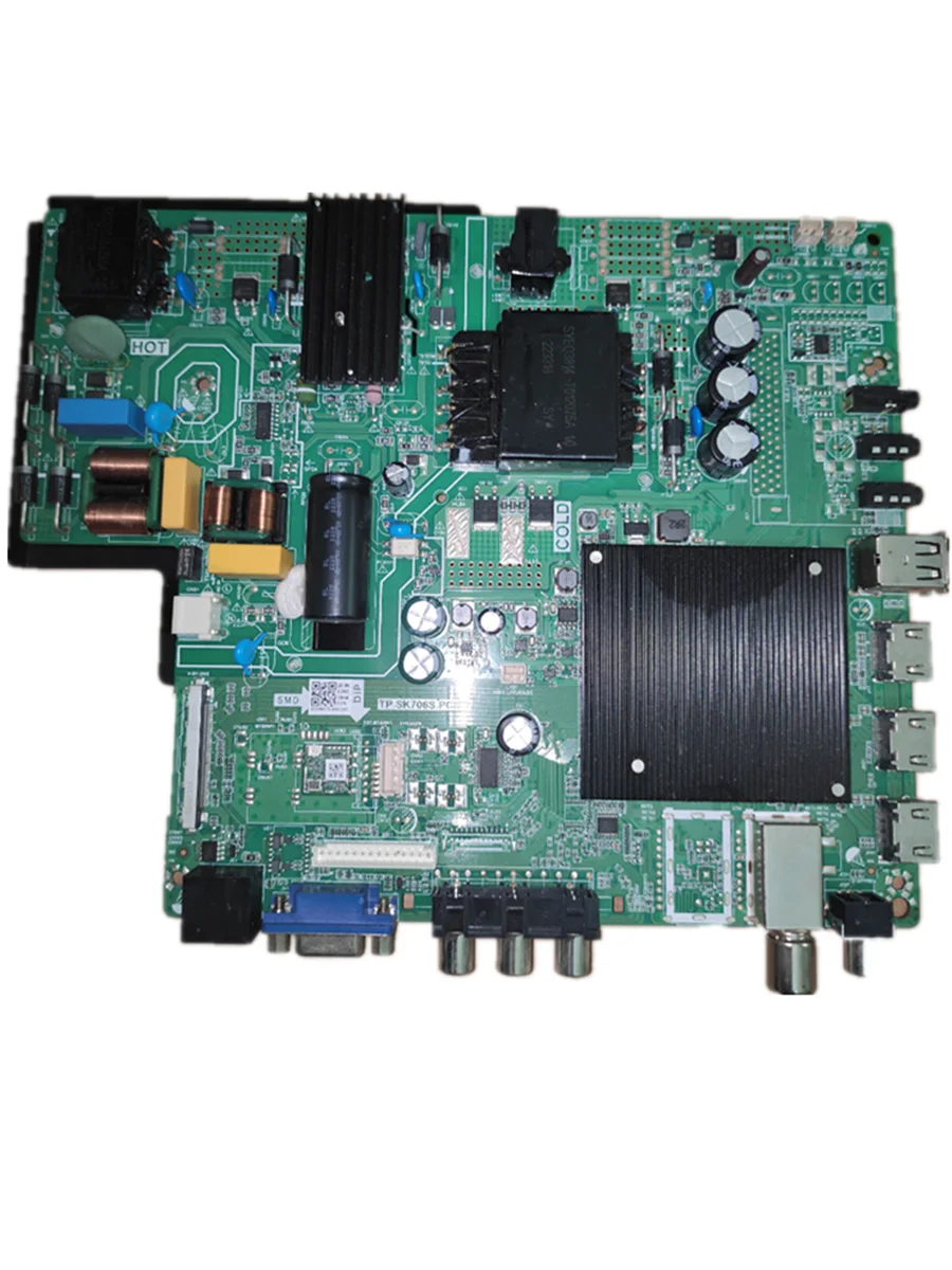 Free shipping! TP.SK706S.PC822 Android version 11 system 1.5G+8G memory three in one TV motherboard 128v -180v 108w 520ma