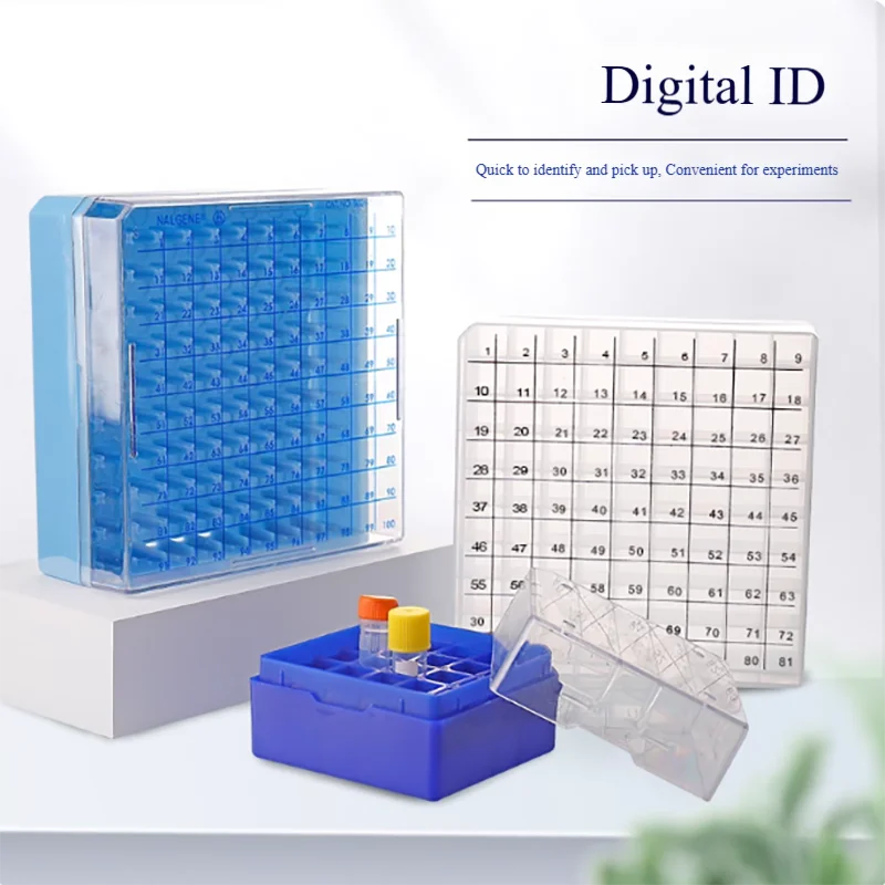 

Plastic frozen storage tube box PC frozen tube box 25 grids 36 grids 50 grids 81 grids 100 grids sample tube box