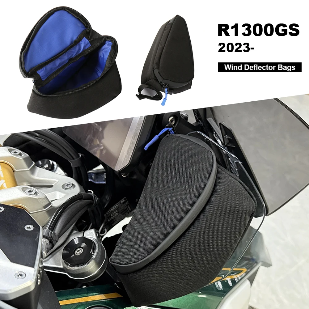 New Motorcycle Accessories Wind Deflector Bags Windscreen Waterproof Tool Bag Kit For BMW R1300GS R 1300 GS 2023 2024