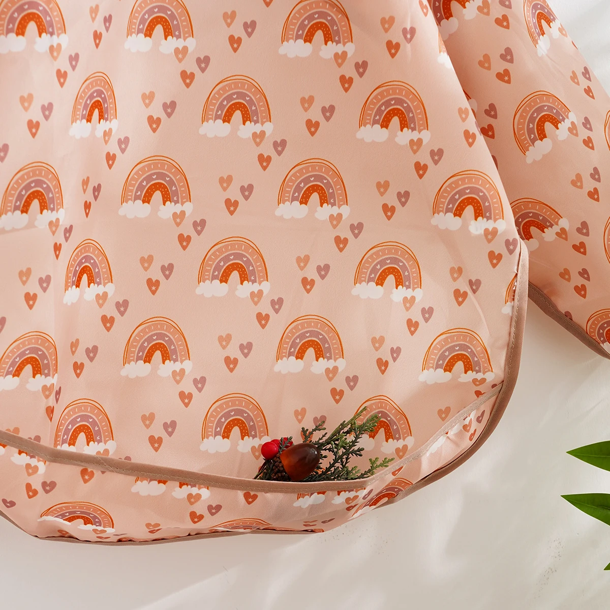 1 Pc Waterproof Baby Bibs Cute Infant Eating Child Drawing Long Sleeve Apron Self Feeding Baby 0-3 Year - view 6