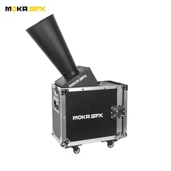 MOKA SFX DMX Mini CO2 Rainbow Machine Indoor Confetti Paper Blower Machine for DJ Club Party Stage Shooter Jet 10-12m Aluminum