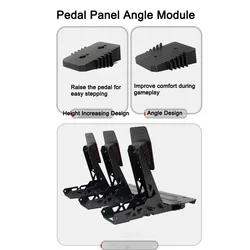 Simulated racing Pedal Height Increasing Panel Angle Module For MOZA R3/R5 Pedal  SRP/SRP Lite Pedal Modification Upgrade Kit