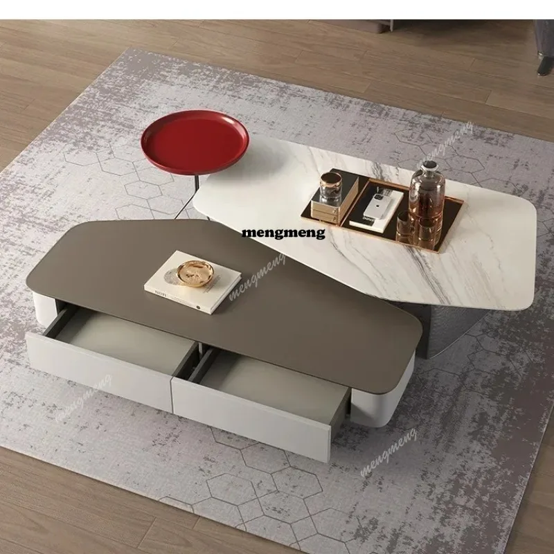 

Durable Practical Creative combination of high and coffee table, light luxury atmospheric modern minimalist m