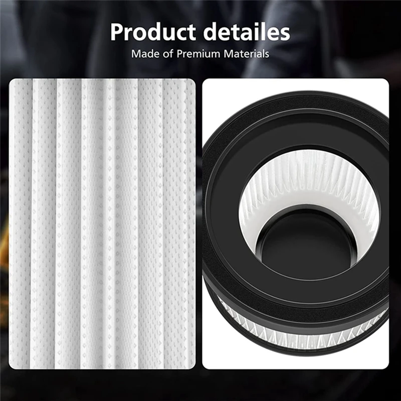 EAS-HEPA Filters For DEWALT DCV501LN/DCV501HB Vacuum Cleaner Replacement Parts Washable Filter Household Cleaning