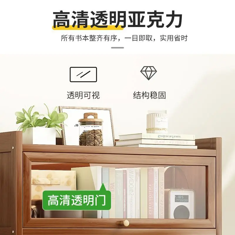 Multifunctional, storage, home, tiered baffle bookshelf, living room, bedroom, storage