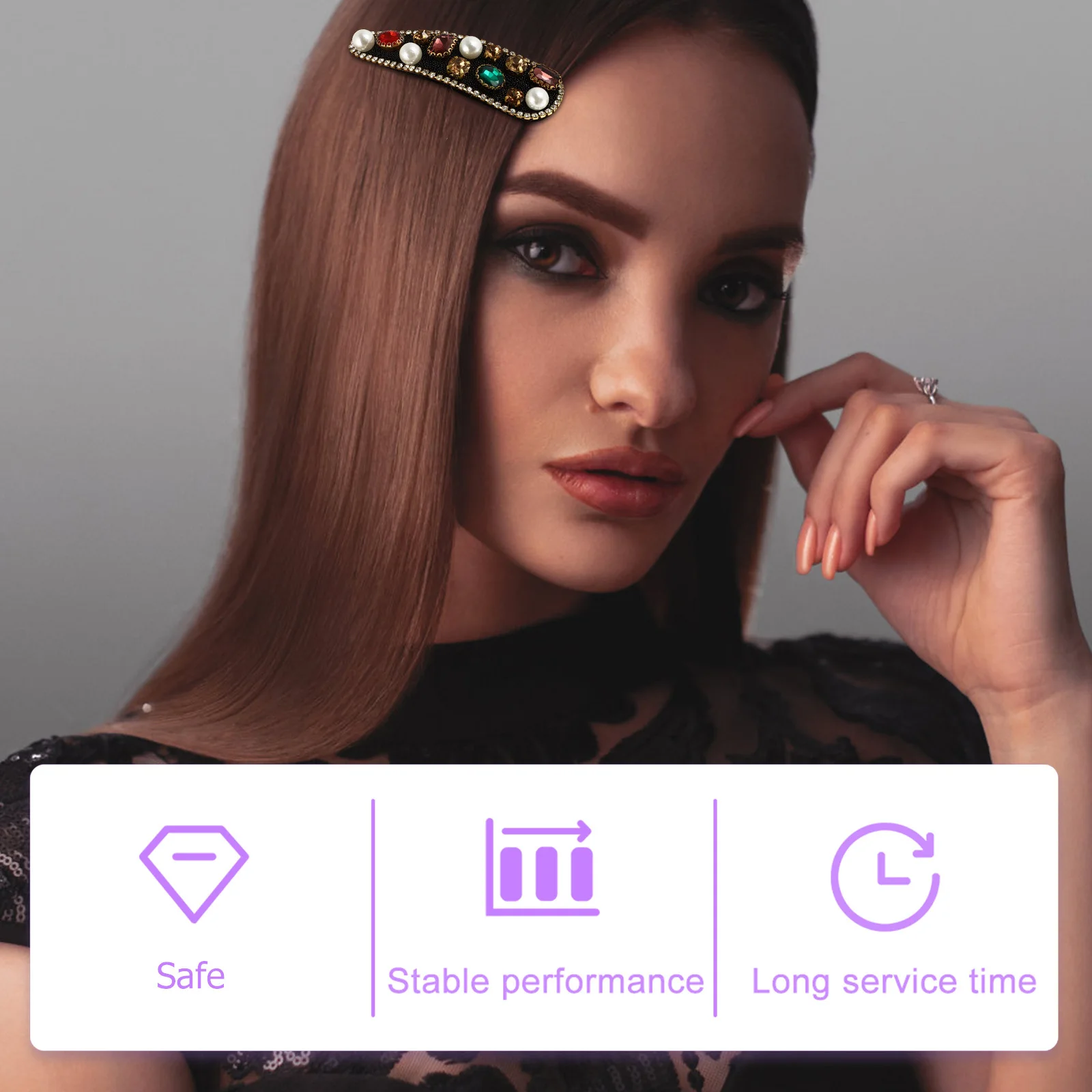 

2Pcs Elegant Hair Accessories Stylish Bobby Pins Unique Design for Various Occasions Decor Fashion Hair Clip Stylish Hairpin