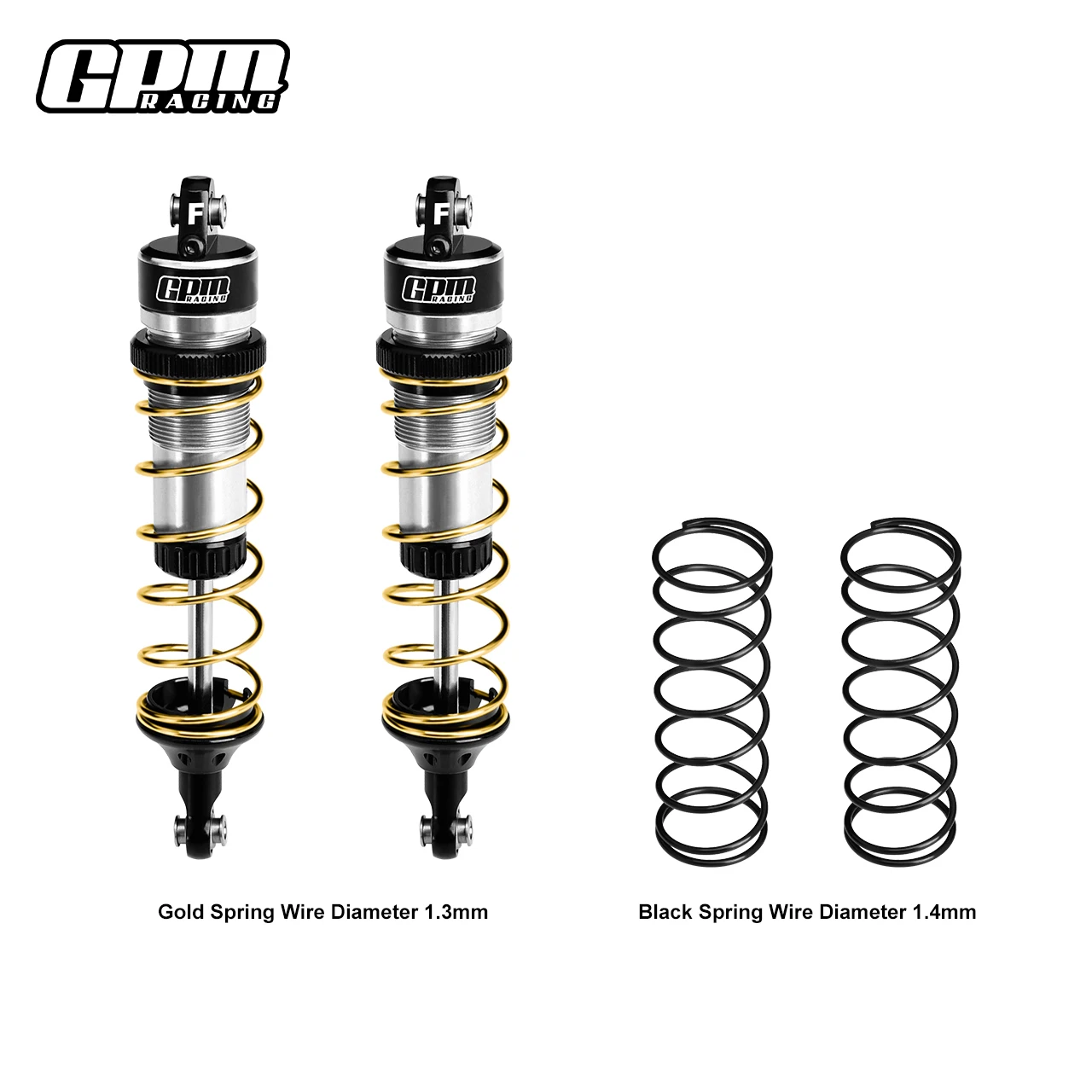 GPM Alloy Front Adjustable Spring Shock 104mm For TRAXXAS 1/8 JATO 4X4 VXL 7462