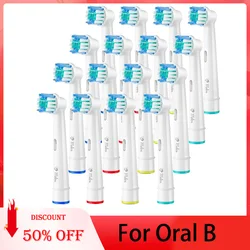 4/8/16 Pcs Electric Toothbrush Replacement Head Soft Dupont Bristle Tooth Brush Heads For Oral B Toothbrush Nozzles SB-17A