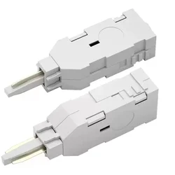 500pcs 110 test head RJ11 voice connector MDF check telephone 2-core plug for 10 pairs Krone voice module Telecom patch panel