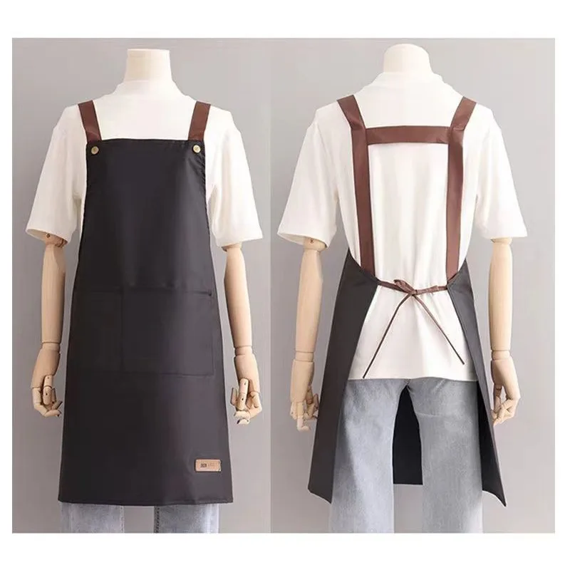 Waterproof Apron Resistant Dirt Apron Kitchen Oil-Proof Clothes Sleevesless Cooking Aprons Kitchen Cleaning Accessories