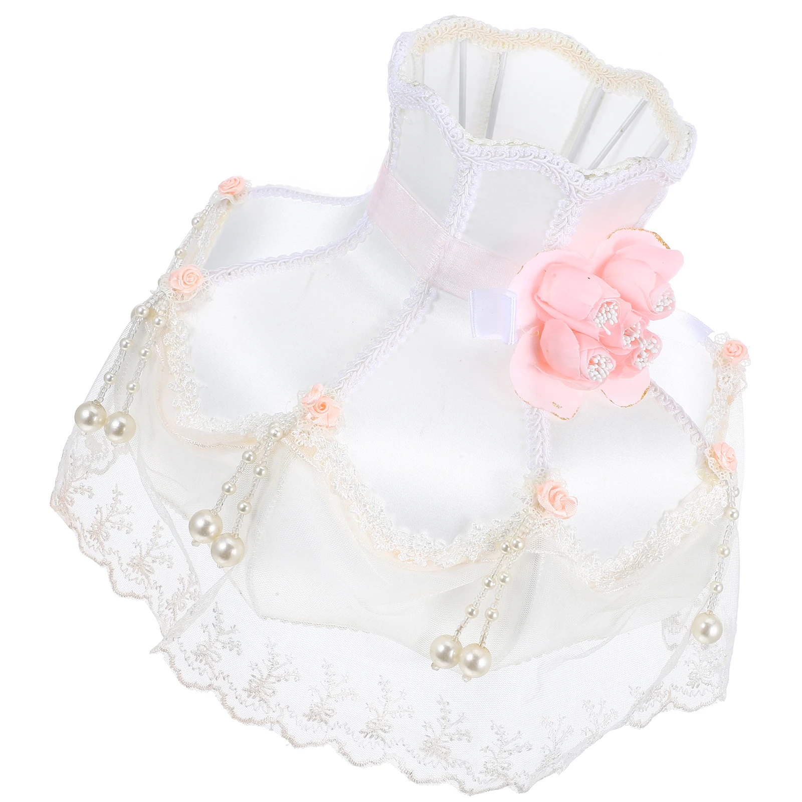 

Lace Chandelier Shade Vintage Floral Fabric Lampshade For Desk Floor Lamps Scalloped Replacement Cover Comfortable