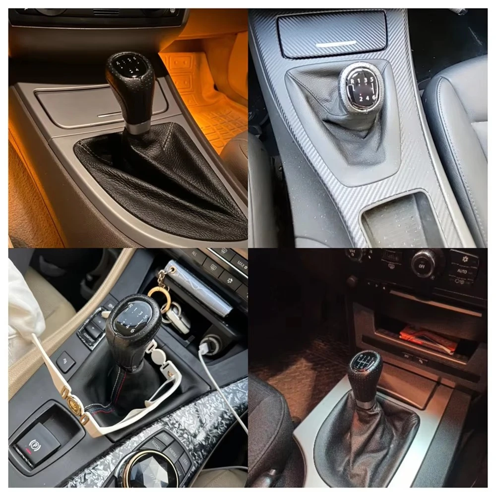 5/6 Speed Gear Shift Knob For BMW 1/3 Series E46 E60 E63 E64 E87 E88 E90 E91 E92 E93-Shifter Lever Stick Handball Internal Parts