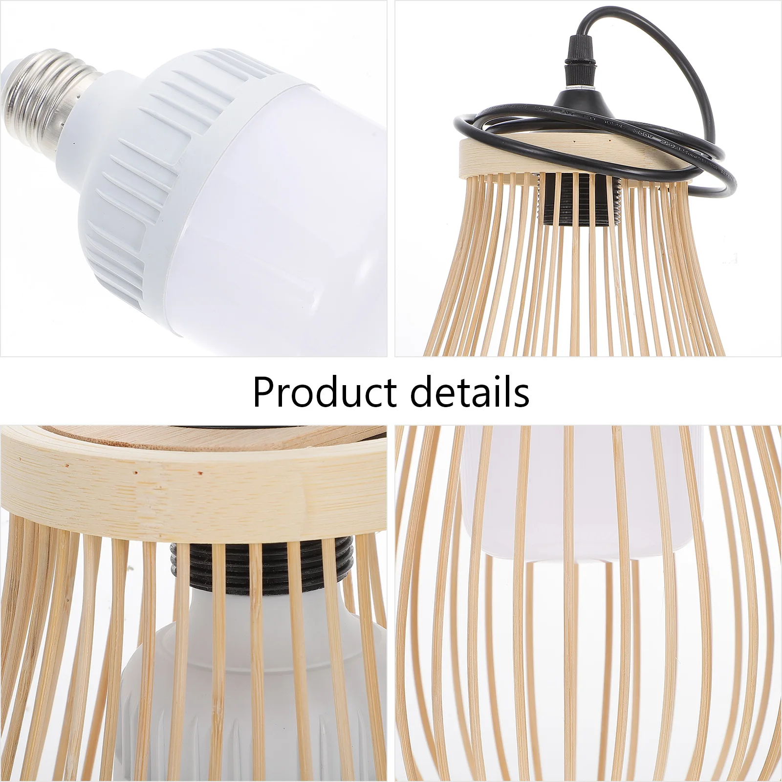 

Premium Imitation Rattan Chandelier Woven Pendant Light Rustic Ceiling Lamp Decorative Hanging Light For Home Bar Cafe Bedroom