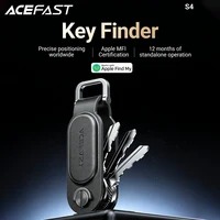 Llavero localizador de seguimiento antipérdida ACEFAST para Apple Find My PU cuero localizar maleta llaves bolsa función antipérdida proactiva