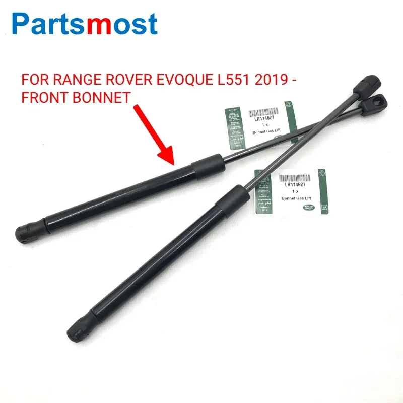 2 pieces of Front Hood Gas Strut For Land Rover New Range Rover Evoque L551 2019 Onward Bonnet Gas Lifts 732566 0345N LR114627