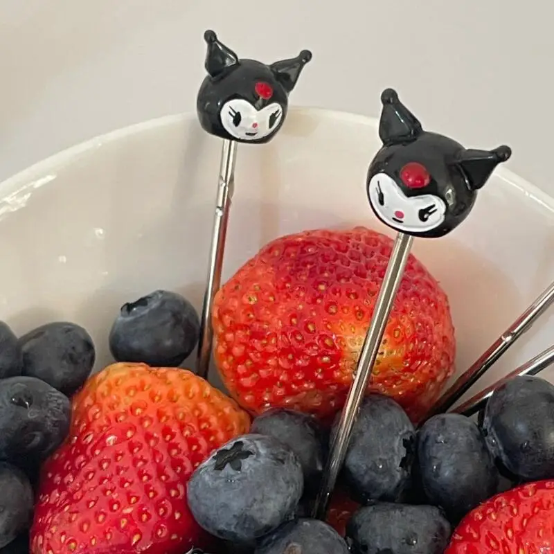 سانريوس كورومي علامة الفاكهة لطيف الكرتون المحمولة جديد الإبداعية علامة سلطة Kawaii أنيمي رائجة البيع المنزلية نمط الديكور الفتيات