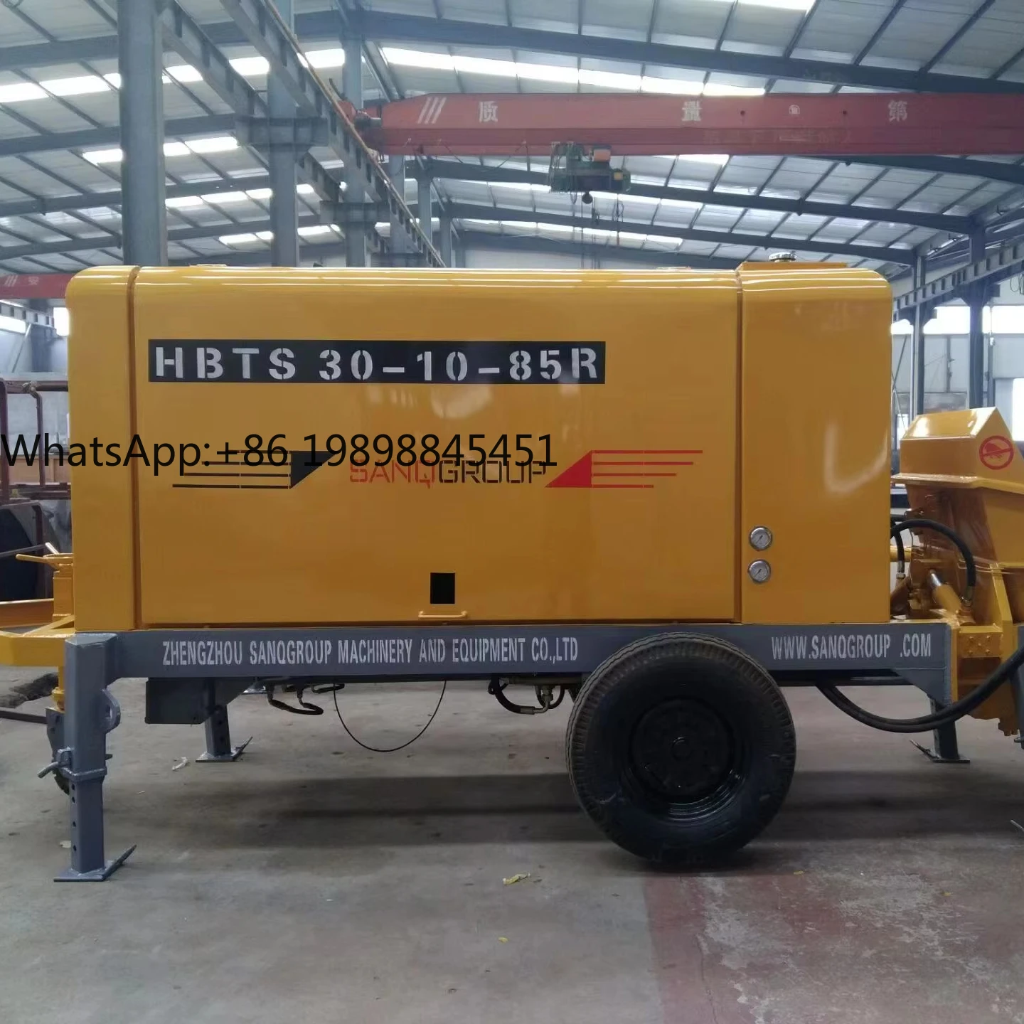 Bomba de concreto de marca chinesa Desiel/bomba de cimento elétrica grande e pequena Bomba de concreto estacionária econômica de bom desempenho