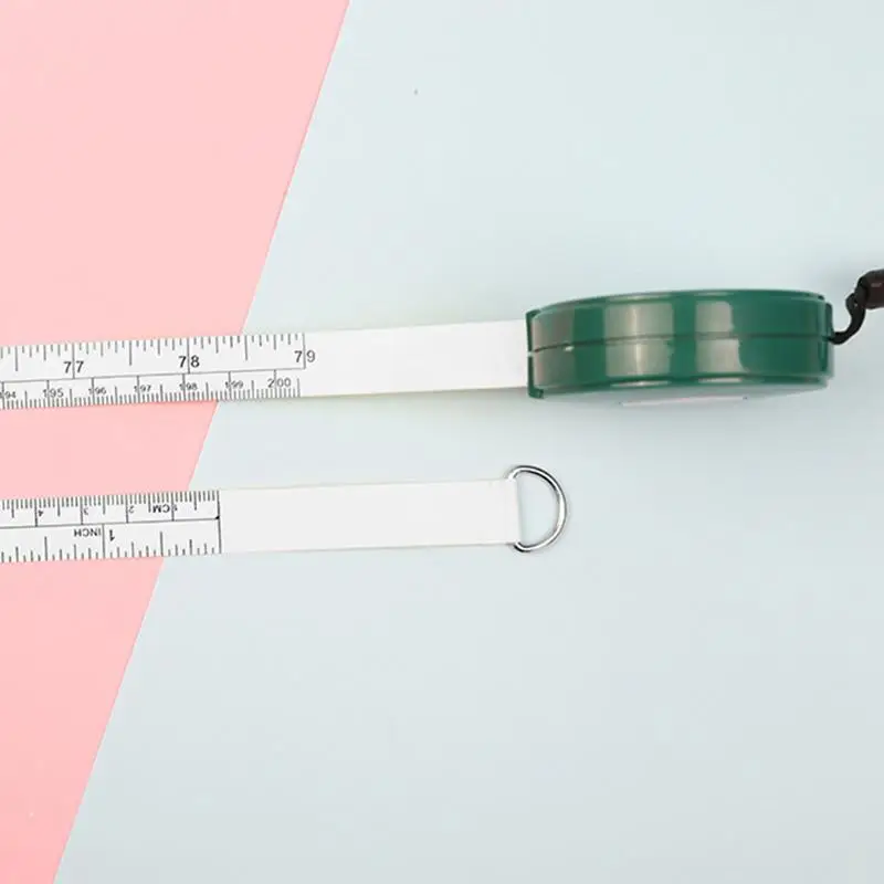 Diameter Circumference Tape Measure Pipe Tape Measuring Tape Imperial & Metric Professional Rolling Measurement Tape Pocket Tree