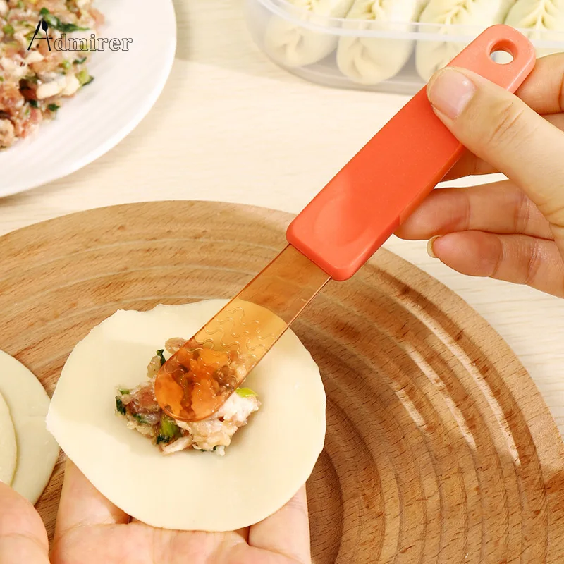 PP Food Grade Dumpling Pick Stuffing Spoon Wonton Bun Stuffing Tool Kitchen Stuffing Stirring Spoon Flat Spoon New Kitchen Tool