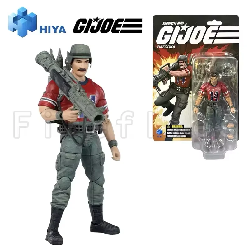 1/18 HIYA 3.75inch Action Figure Exquisite Mini Series G.I.JOE Firefly Commander Destro Flint Beach Head Anime Model Toy view 3