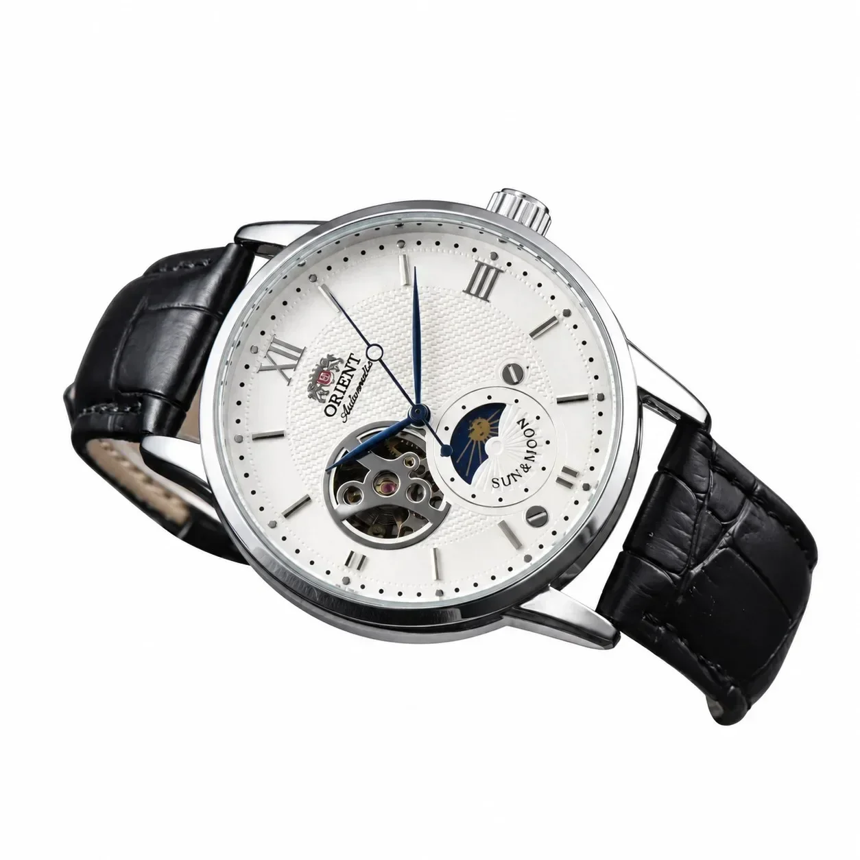 Full-Featured Ultra-Thin Automatic Sports Watch with Skeleton Dial and World Time O Series S1