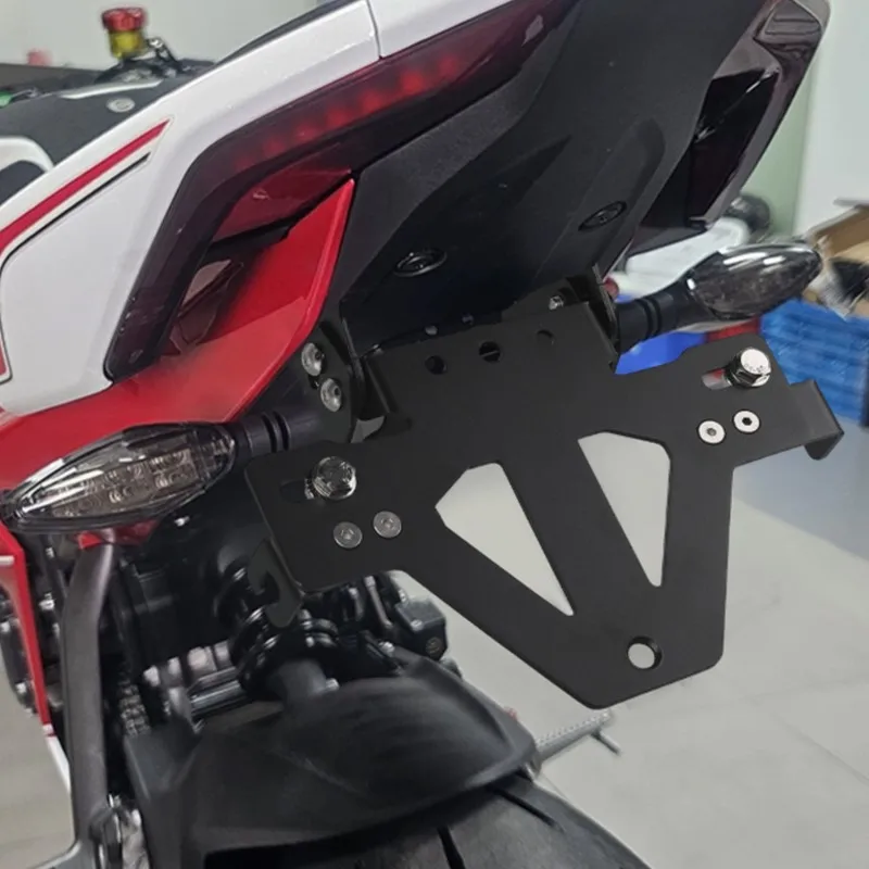 

Motorcycle License Plate Bracket Holder For SUZUKI SV 650 ABS SV650 X 2015-2023 2024 2025 SV650X SV650 X With LED Signal Light