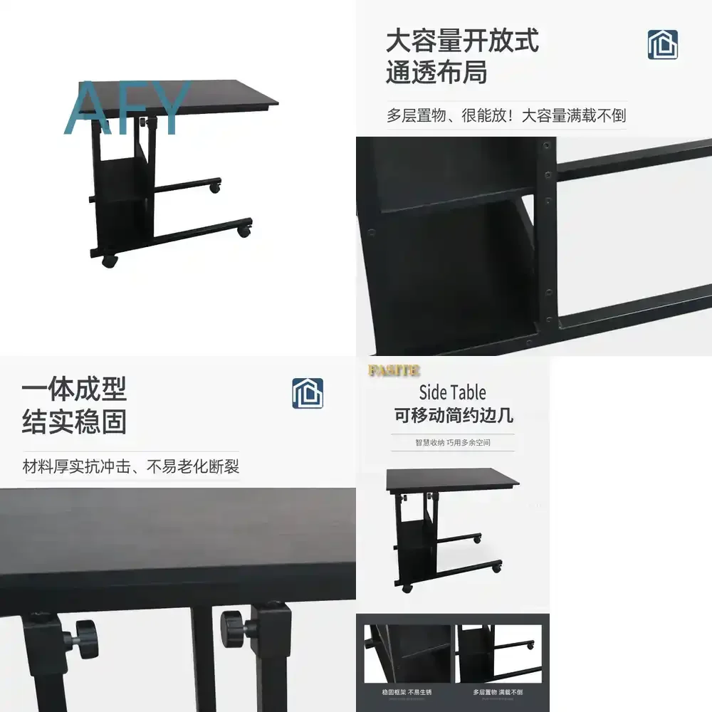 Minimalist Mobile Home Desktop Gaming Table Workbench for Small Space Apartment Dorm Room Office Study Desk for Laptop