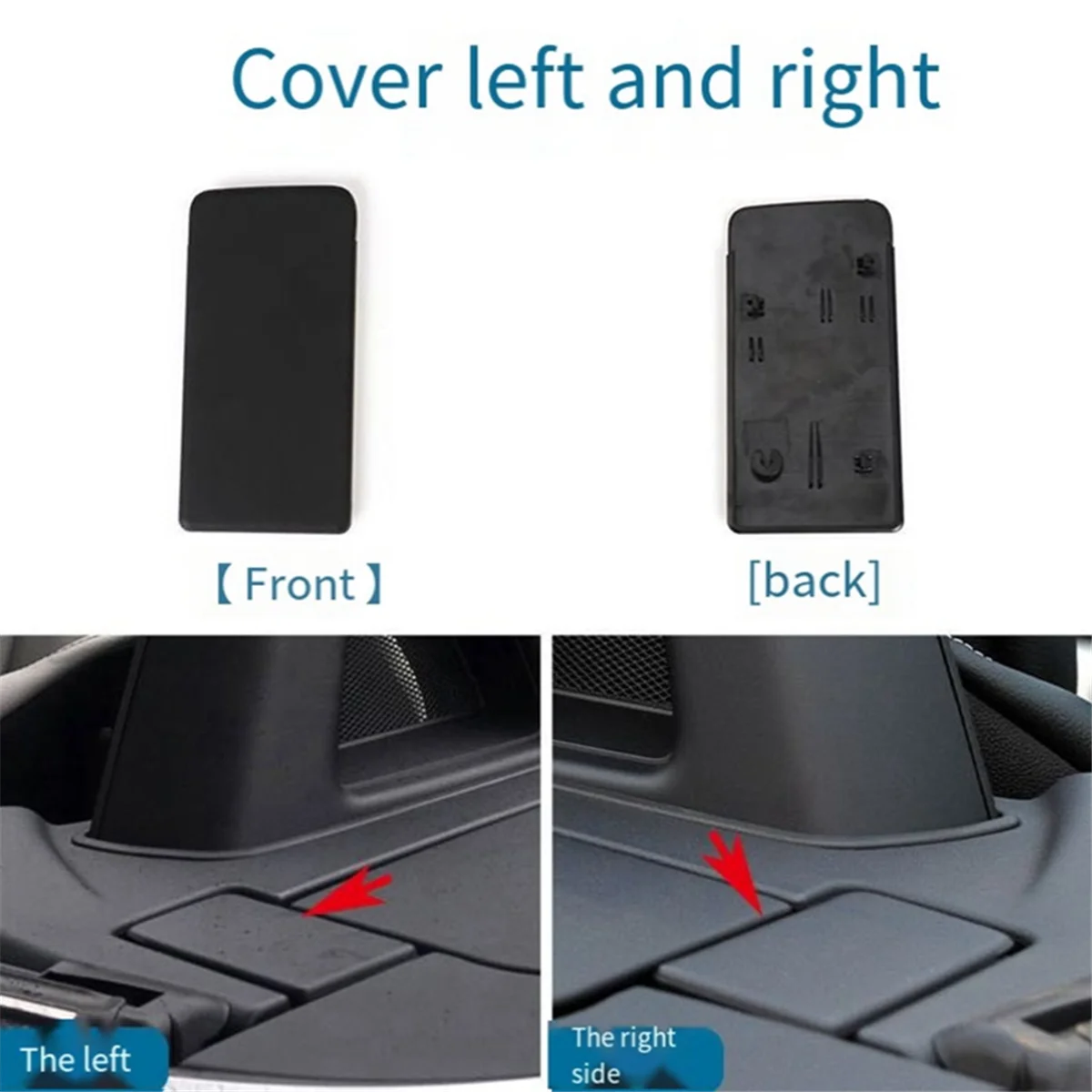 Car Convertible Left Rear Platform Cover for Mercedes Benz W172 SLK Rear Platform Hinge Cover A1726903800 1726906800