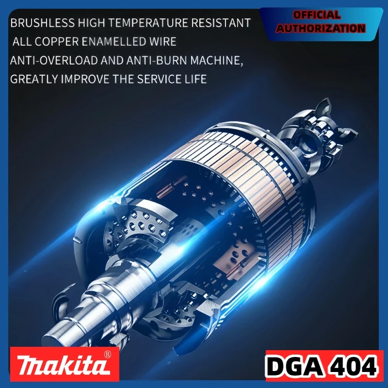 Makita DGA404 18V amoladora angular eléctrica sin escobillas amoladora inalámbrica Metal madera pulido herramienta eléctrica de corte