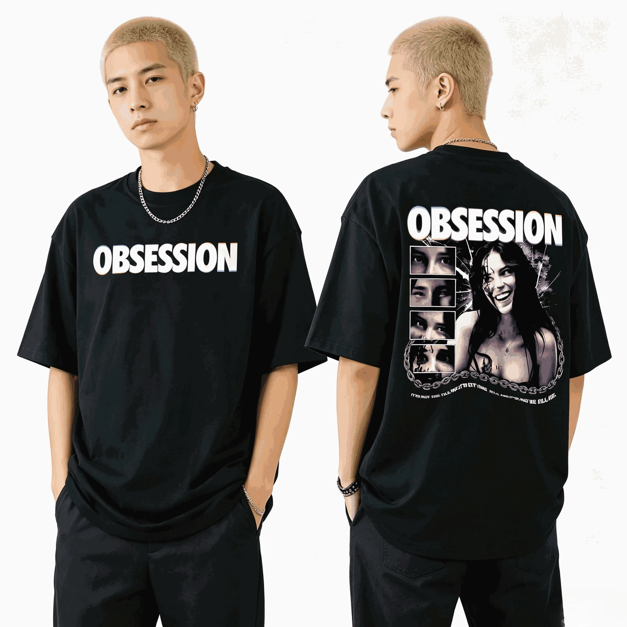 Hot Sale Obsession Horror One Wish Willow 2026 Movie T Shirt Y2k Men Women Gothic Retro T Shirt Gothic Cotton Oversized T-shirt