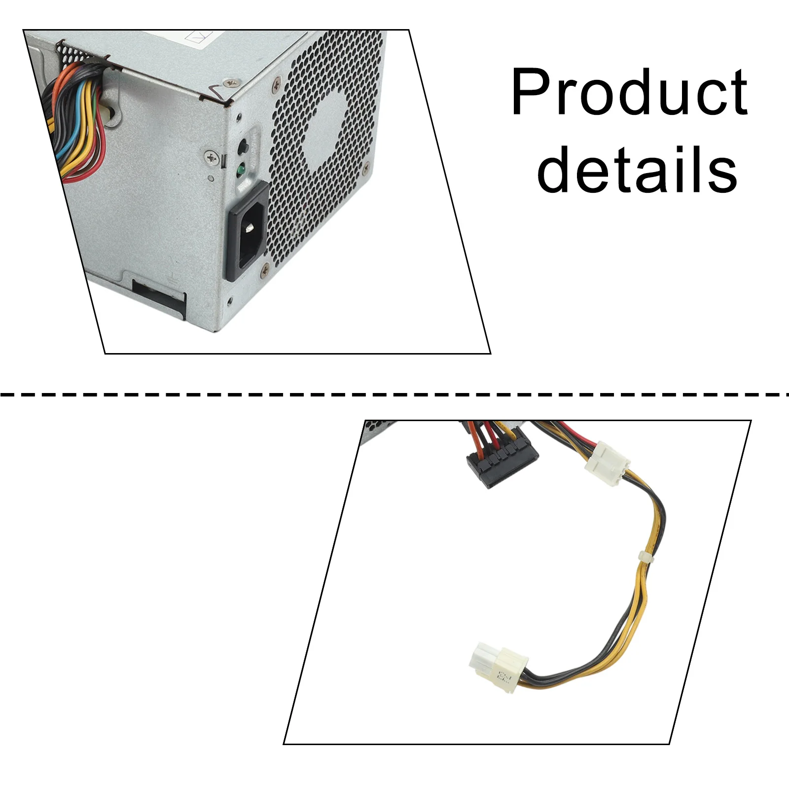 Power Supply Unit for Dell For Optiplex 580 760 780 960 980 255W with L255P01 Connector and Enhanced Cooling Design