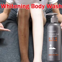 Volcanic Mud Body Wash Whitening Deep Clean Oil Control Moisturizing Acne Remover Mite Remover 220ml