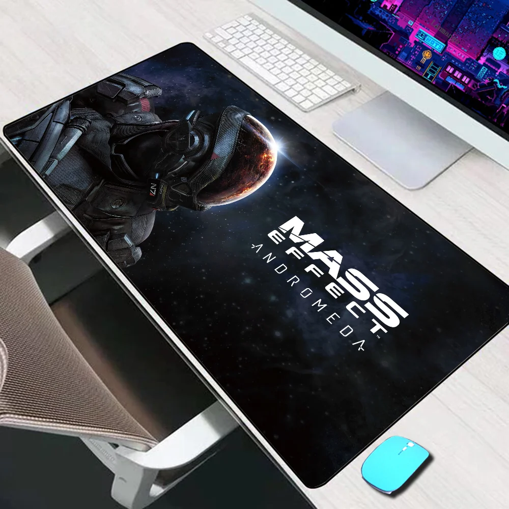 Mass Effect Large Mouse Pad Gaming Accessories Mouse Mat Keyboard Mat PC Gamer Desk Pad XXL Computer Mousepad Laptop Mausepad