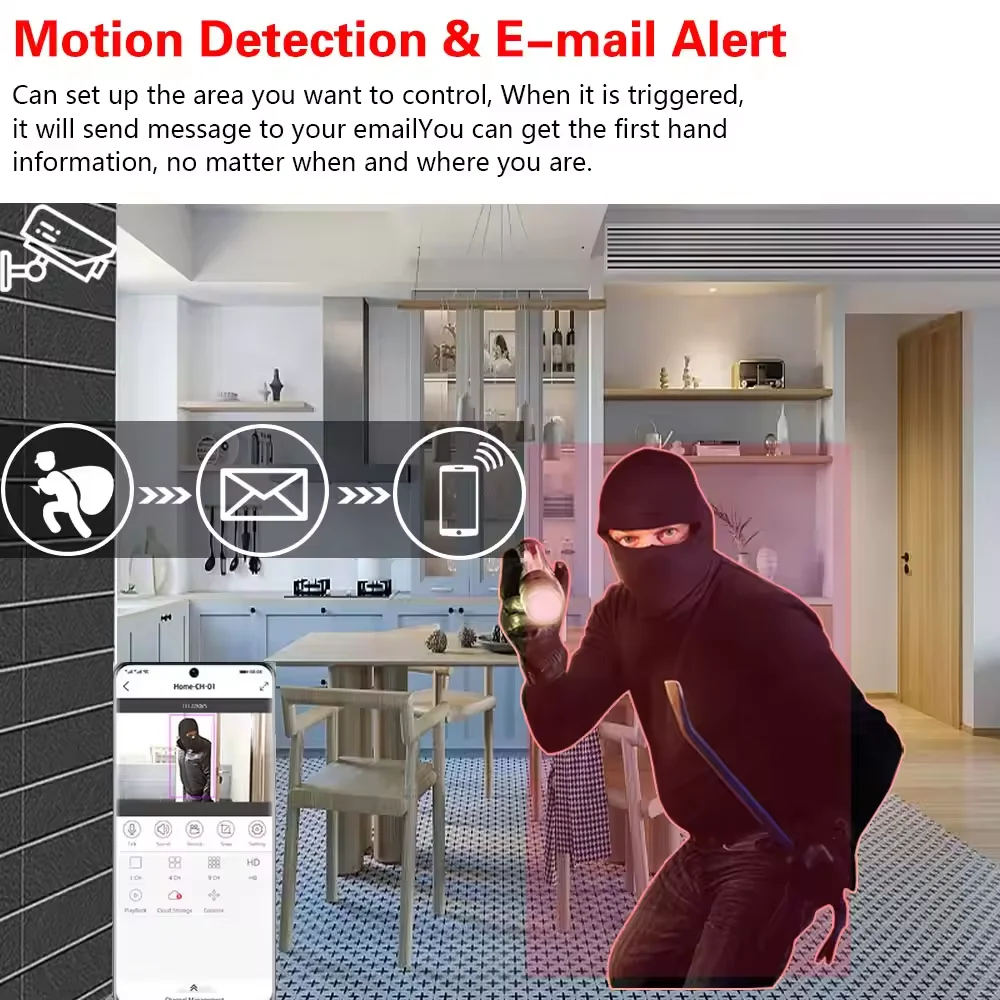 4K 8MP 16CH NVR Surveillance Kit Color Night Vision Dome Camera Security System Set Indoor CCTV IP Video Surveillance Camera