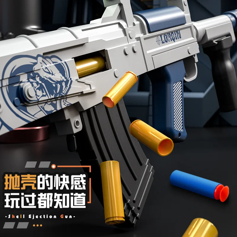GROZA Soft Bullet Fucile d'assalto Modello di tiro Pistola giocattolo maschile a ripetizione elettrica